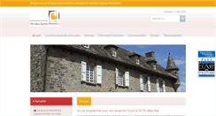 Desktop Screenshot of cc-ventadour.fr
