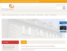 Tablet Screenshot of cc-ventadour.fr